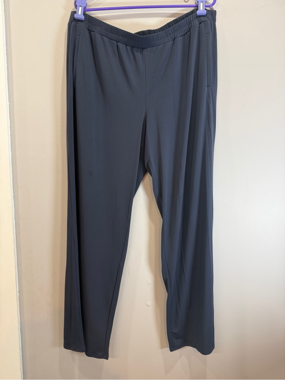 Michael Kors Wide Leg Pants in Charcoal Gray
